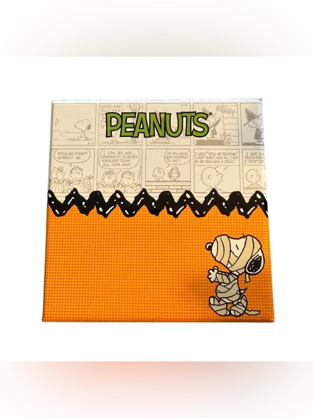 Peanuts Snoopy Jack O Lantern Pumpkin Halloween Necklace Silver Plated NIB - Picture 4 of 5